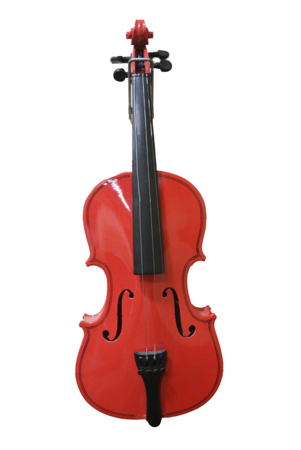 QUARTER SIZE RED VIOLIN W CASE