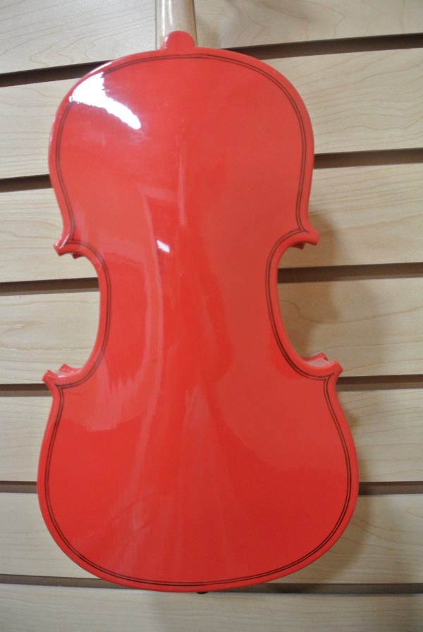 QUARTER SIZE RED VIOLIN W CASE