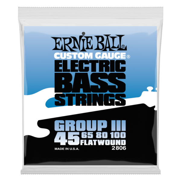 FLATWOUND GROUP III ELECTRIC BASS STRINGS - 45-100 GAUGE