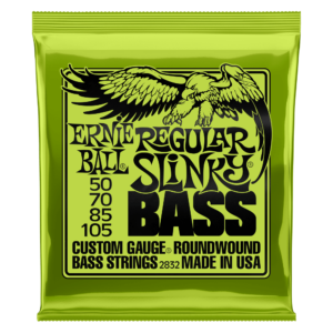 REGULAR SLINKY NICKEL WOUND ELECTRIC BASS STRINGS - 50-105 GAUGE