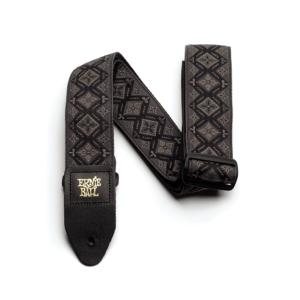 REGAL BLACK JACQUARD GUITAR STRAP