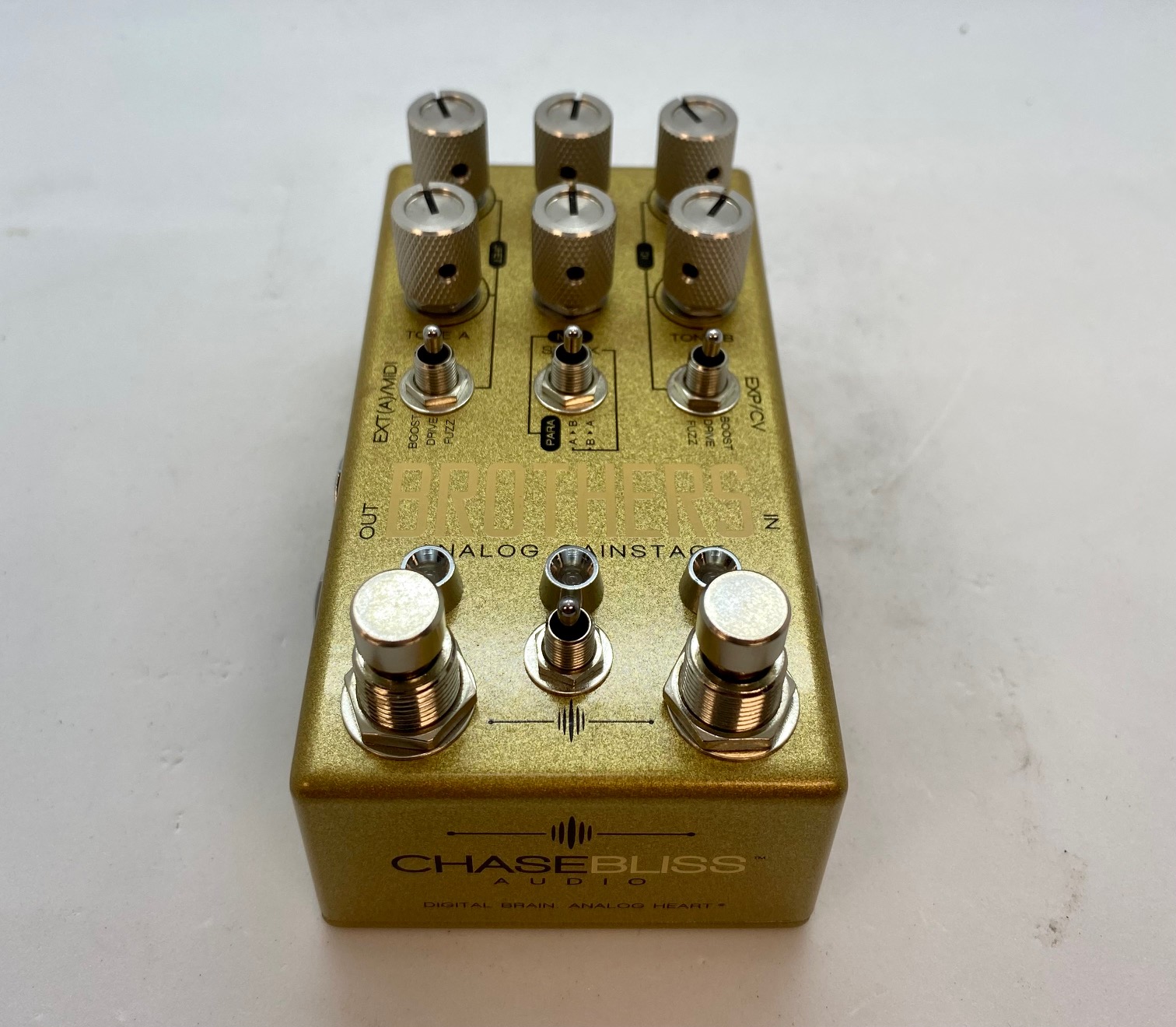 Surtido barro pobre Chase Bliss Audio Brothers Analog Gain Stage Pedal - Nickels Music